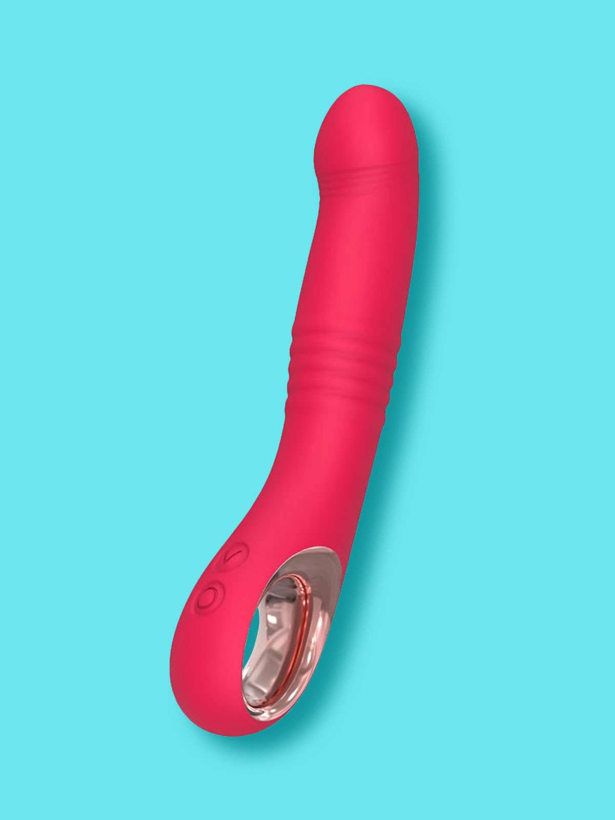 Flexible insertable vibrating couple toy designed for dual stimulation and partner use
