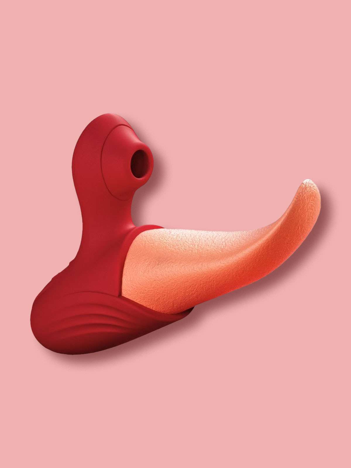 Tongue Licking & Suction Vibrator – Realistic Oral Simulator with Clitoral Suction