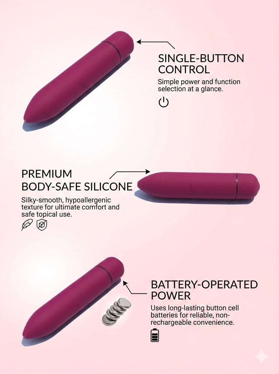 Premium Clitoral Vibrator - 10 Modes & Body-Safe Silicone - Image 2