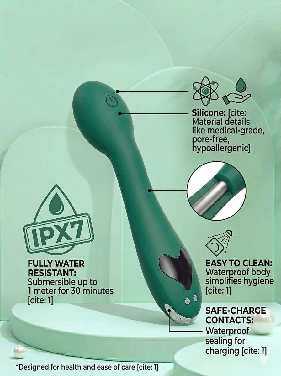 Silent Medical Grade Silicone Vibrator - Image 2