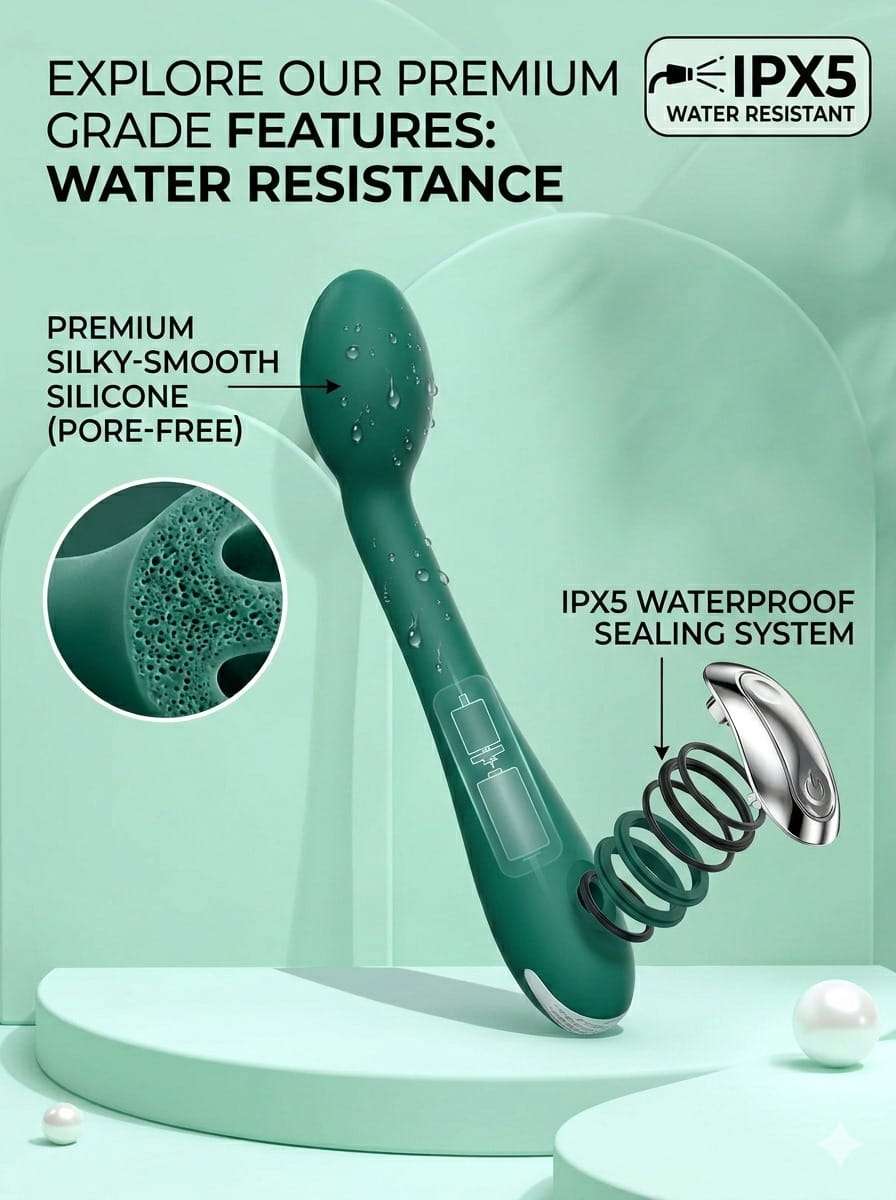 Silent Medical Grade Silicone Vibrator - Image 5