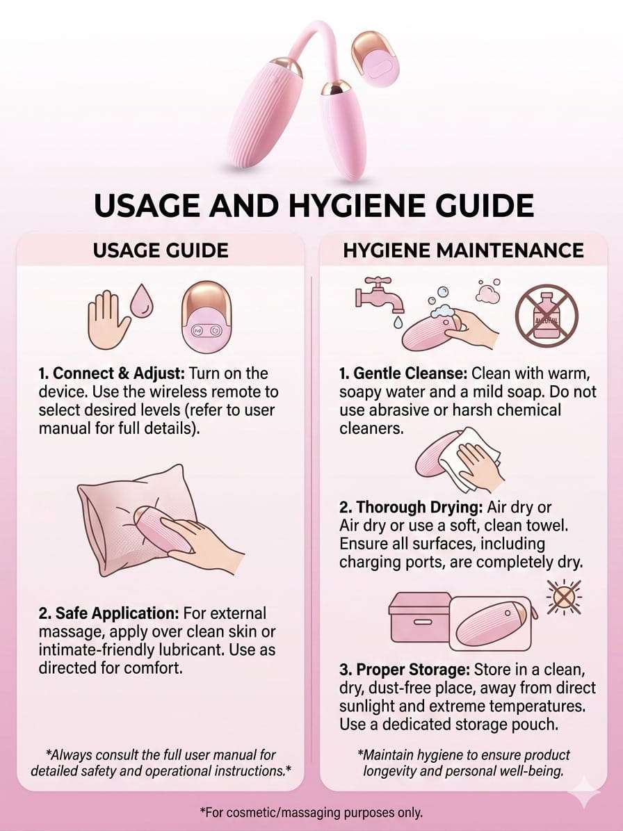 Remote Control Vibrator India – Dual Wearable Sex Toy (Vaginal Massager) - Image 3