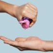 Comparison of water-based, silicone-based, and hybrid lubricant bottles