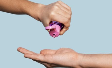 Comparison of water-based, silicone-based, and hybrid lubricant bottles